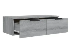 Armário parede 68x30x20cm derivados madeira cinzento sonoma