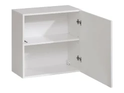 Armário suspenso na cor preta 60x60cm para sala de estar, coleção SWITCH.