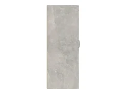 Armário suspenso 69,5x34x90 cm madeira processada cinza cimento