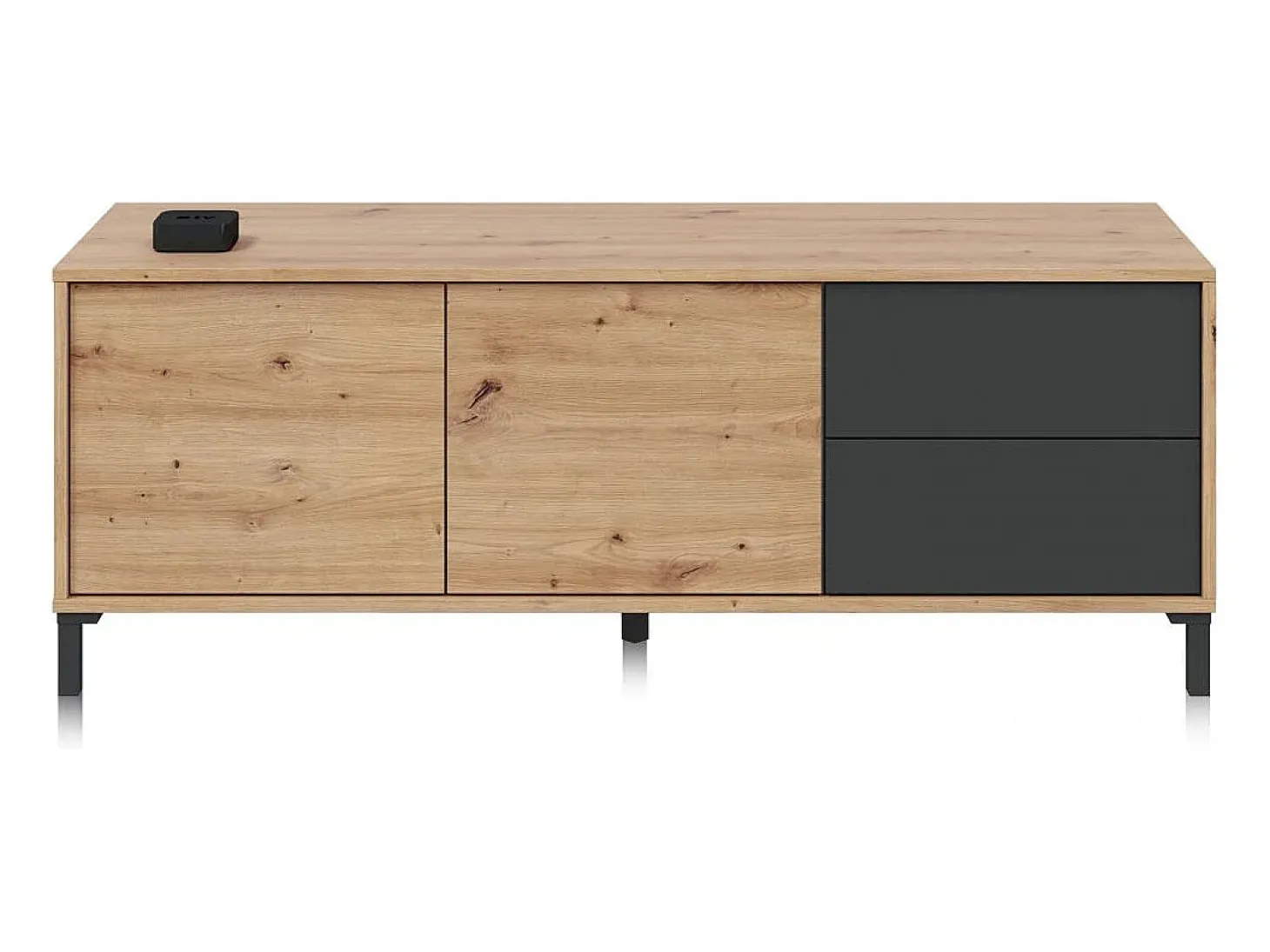 Armário TV Lea Gris Antracita - Roble Nodi