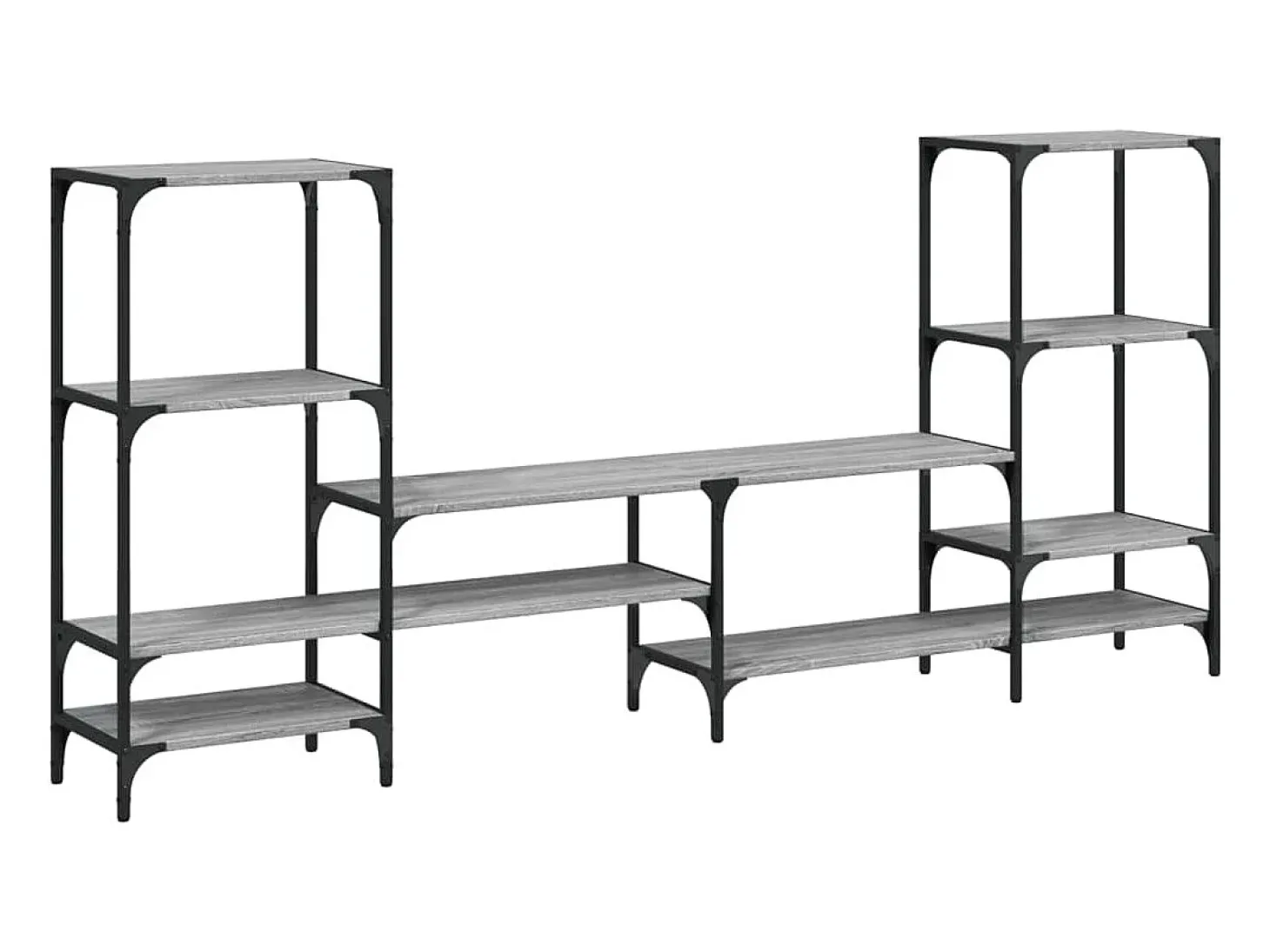Armário TV 206,5x28,5x95cm derivados de madeira cinzento sonoma PT229340