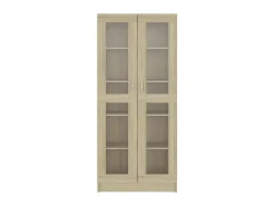 Armário vitrine derivados de madeira carvalho sonoma PT575814