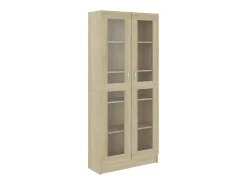 Armário vitrine derivados de madeira carvalho sonoma PT575814