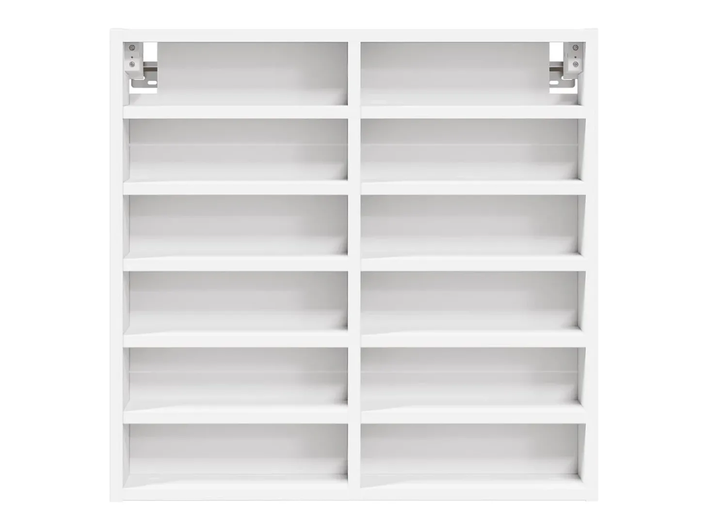 Armário vitrine 60x8,5x58 cm derivados de madeira branco PT311430