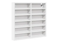 Armário vitrine 60x8,5x58 cm derivados de madeira branco