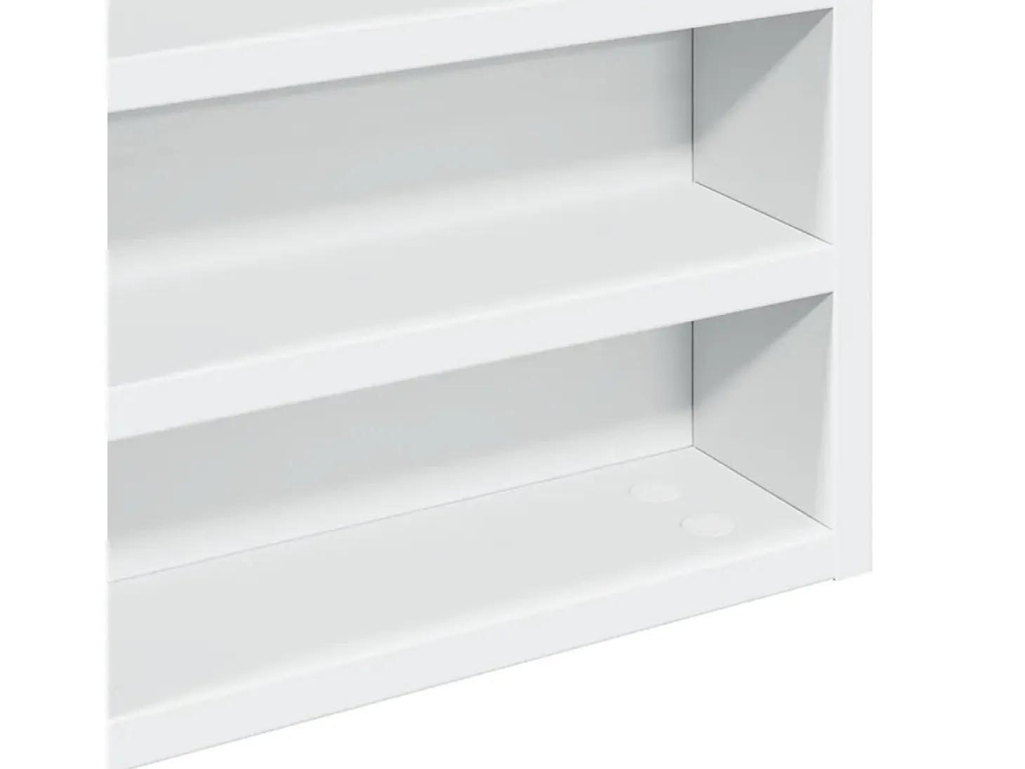 Armário vitrine 60x8,5x58 cm derivados de madeira branco