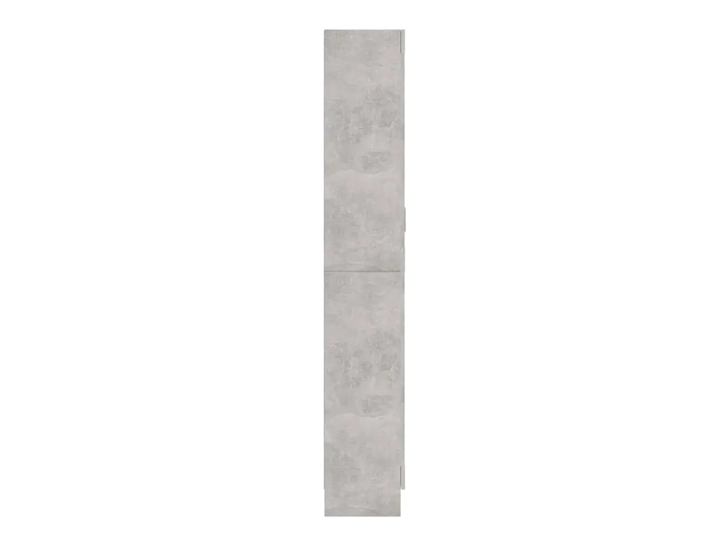 Armário vitrine 82,5x30,5x185,5cm derivados madeira cinzento