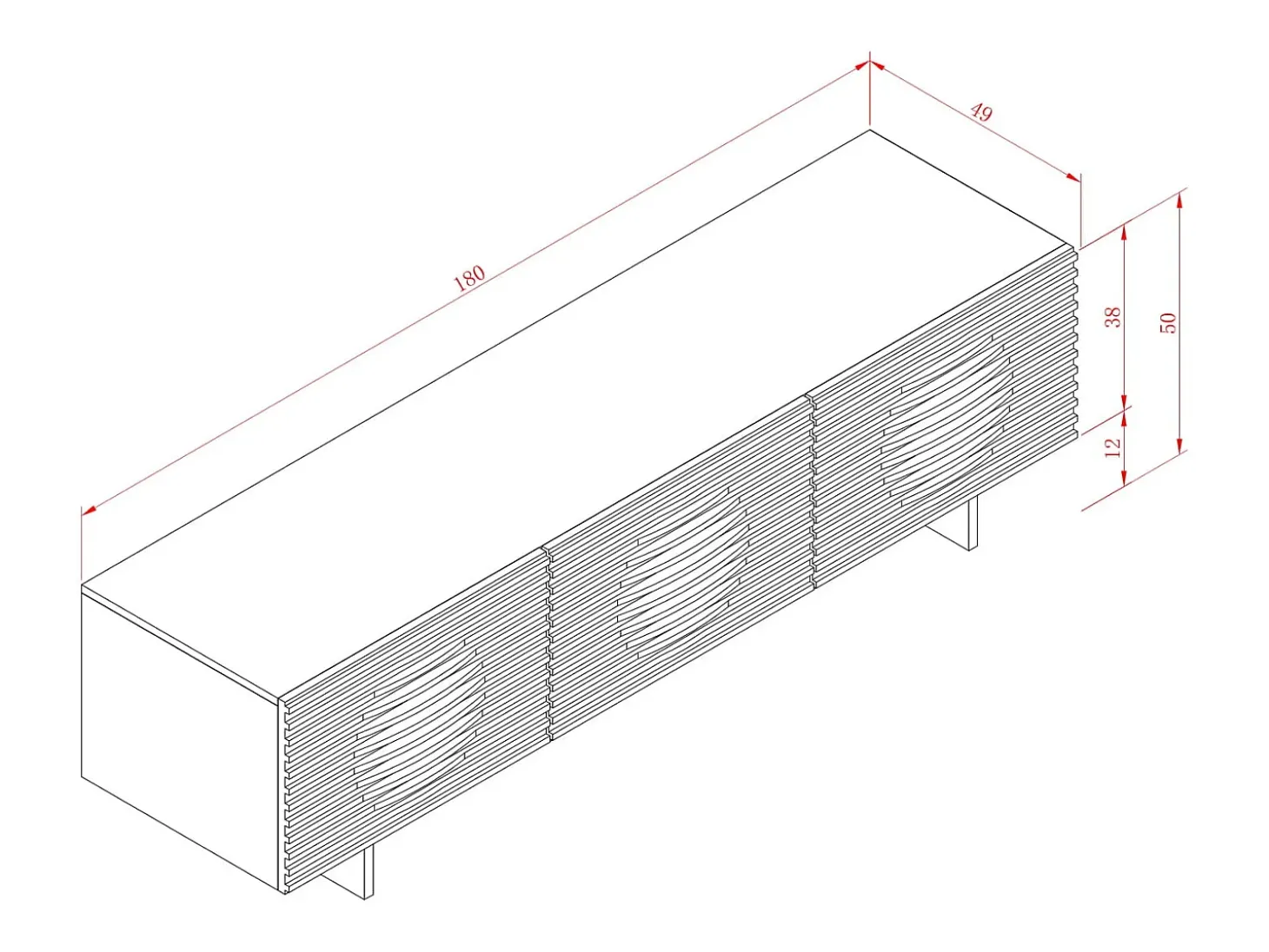 Armário 180x50x49 cm branco Hudson H11