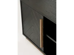 Armário 180x50x38 cm Preto Sevilha sev25-2
