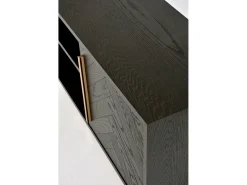 Armário 180x50x38 cm Preto Sevilha sev25-2
