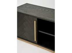 Armário 180x50x38 cm Preto Sevilha sev25-2