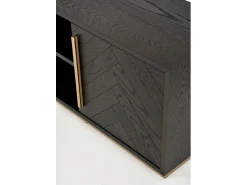Armário 180x50x38 cm Preto Sevilha sev25-2
