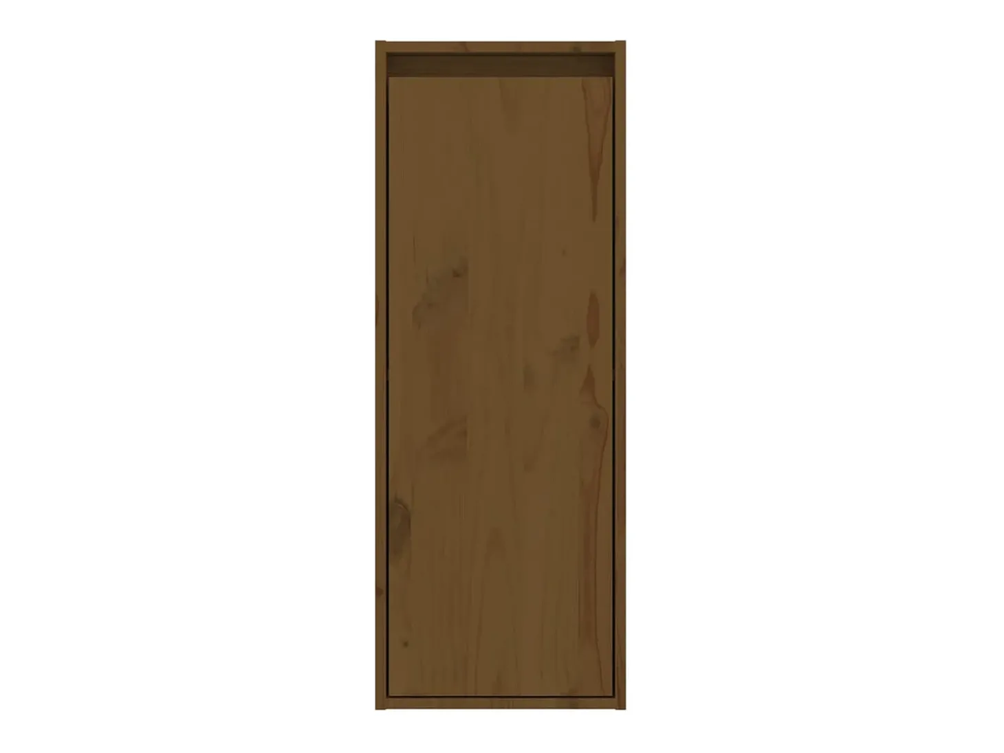 Armários de parede 2 pcs 30x30x80 cm pinho maciço castanho-mel