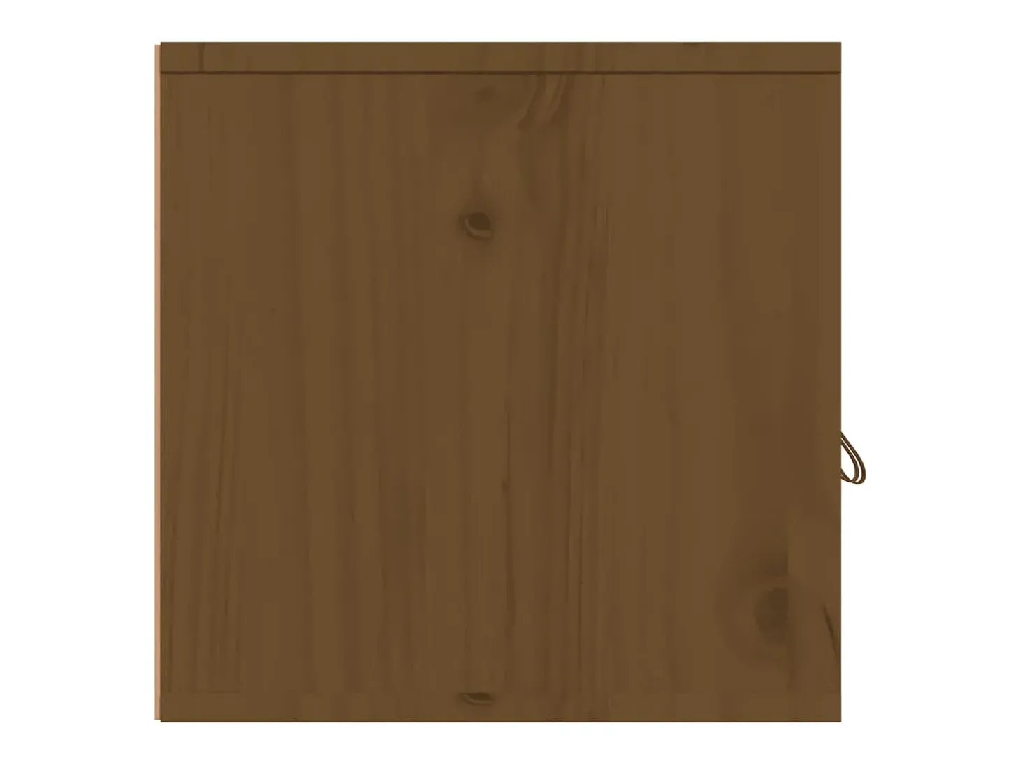 Armários de parede 2 pcs 60x30x30 cm pinho maciço castanho-mel