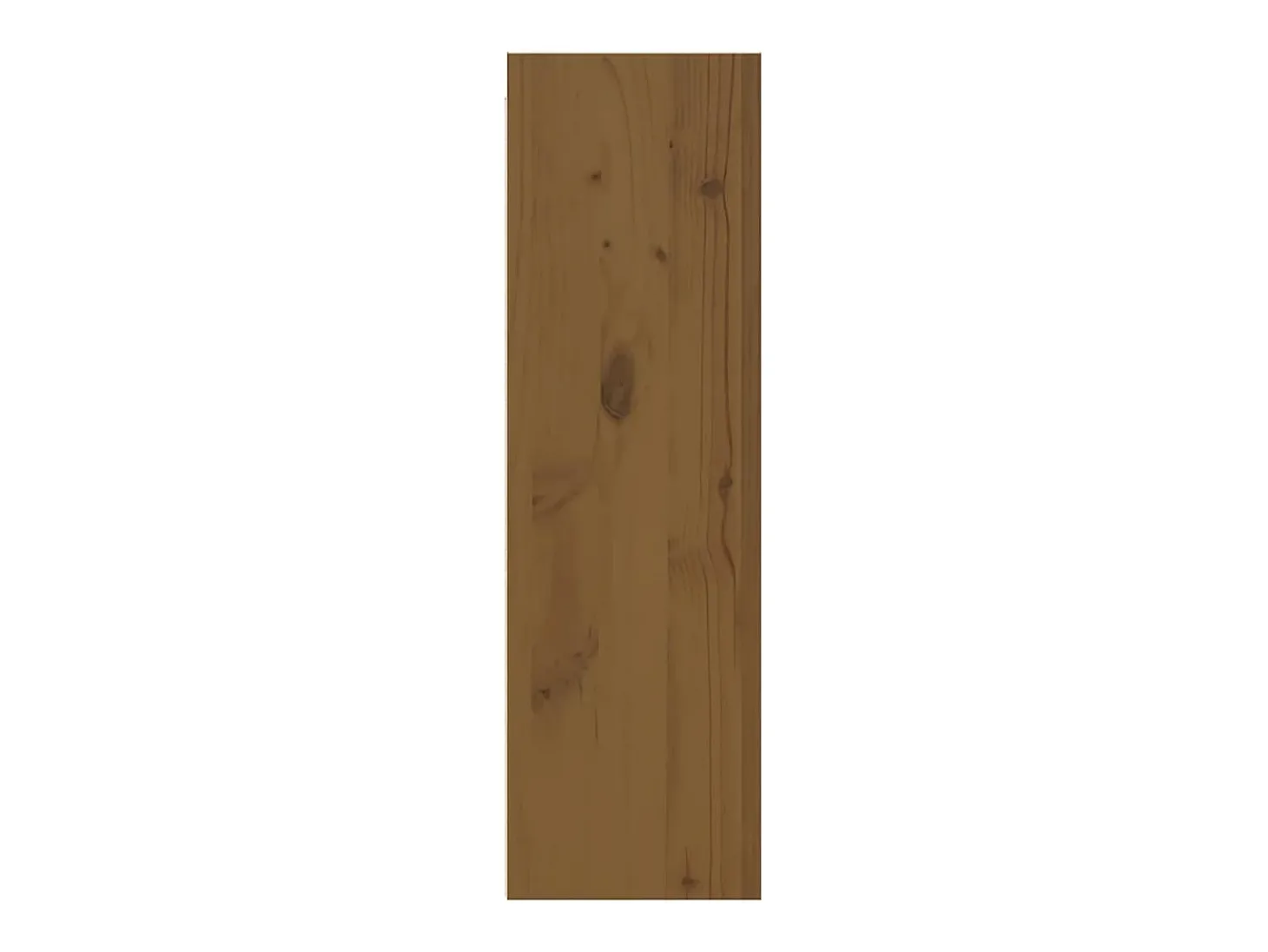Armários de parede 2 pcs 30x30x100 cm pinho maciço castanho mel