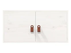Armários de parede 2 pcs 60x30x30 cm pinho maciço branco
