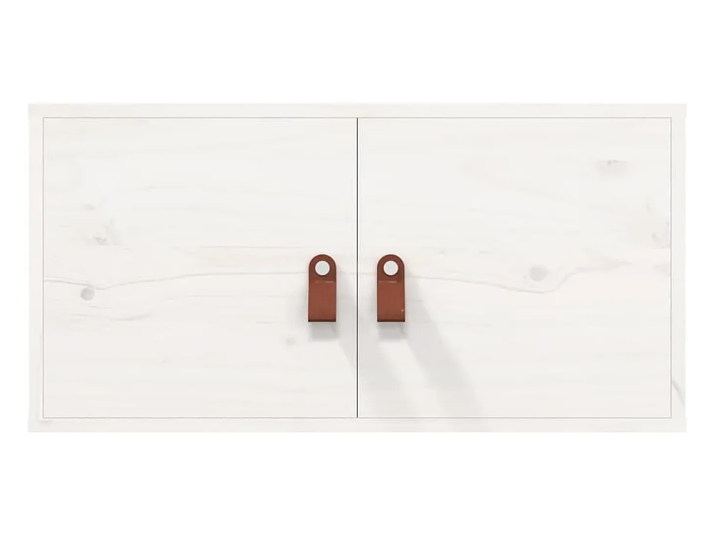 Armários de parede 2 pcs 60x30x30 cm pinho maciço branco