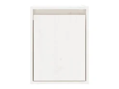 Armários de parede 2 pcs 30x30x40 cm pinho maciço branco