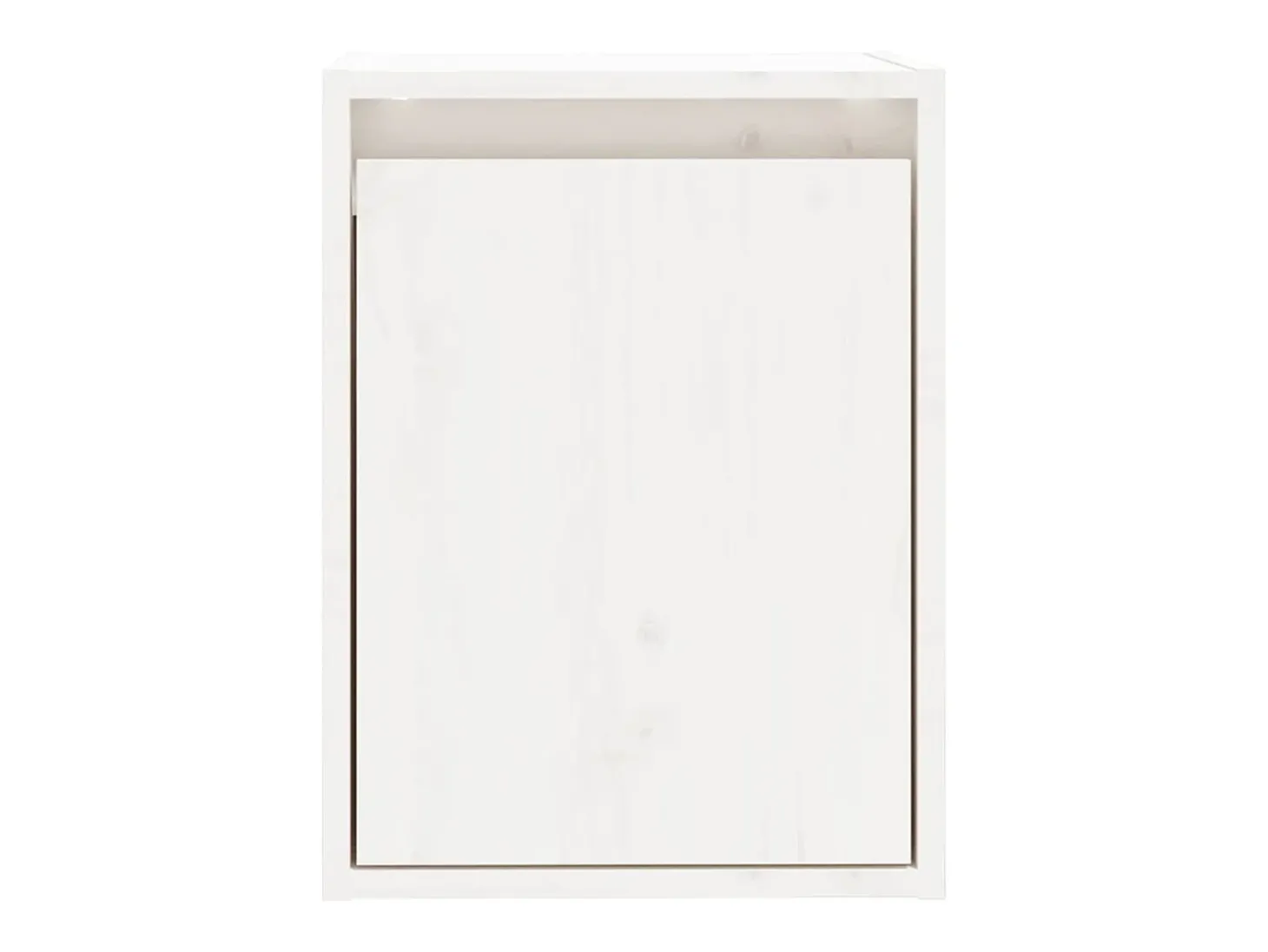 Armários de parede 2 pcs 30x30x40 cm pinho maciço branco