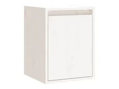 Armários de parede 2 pcs 30x30x40 cm pinho maciço branco
