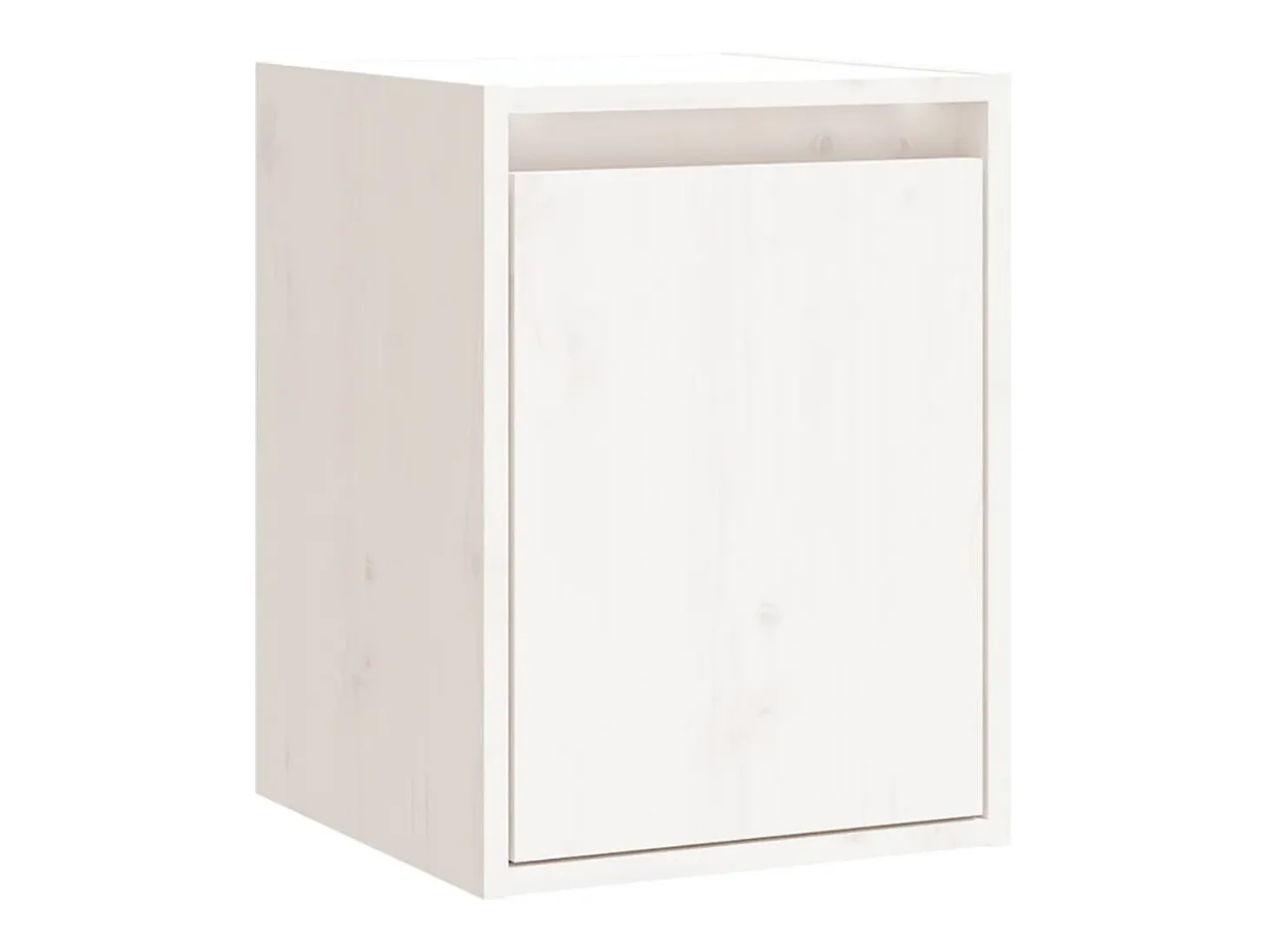 Armários de parede 2 pcs 30x30x40 cm pinho maciço branco