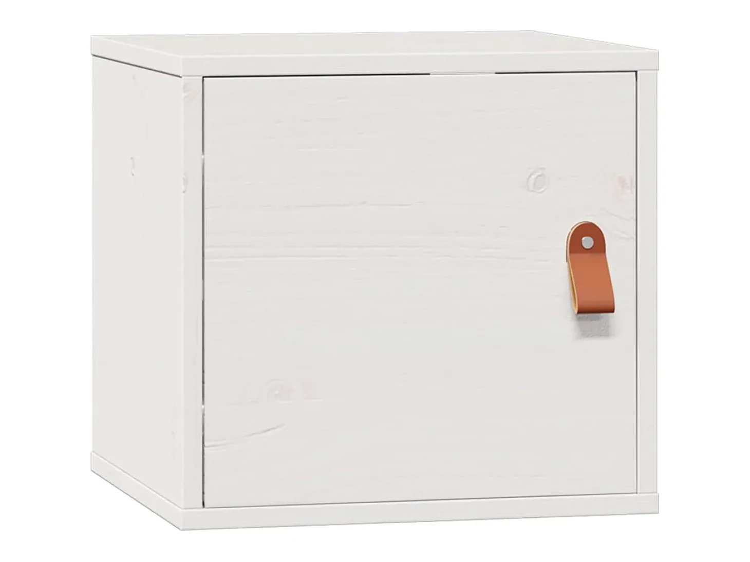 Armários de parede 2 pcs 31,5x30x30 cm pinho maciço branco