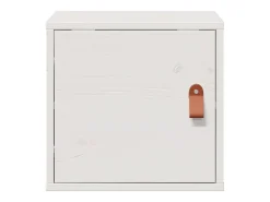 Armários de parede 2 pcs 31,5x30x30 cm pinho maciço branco