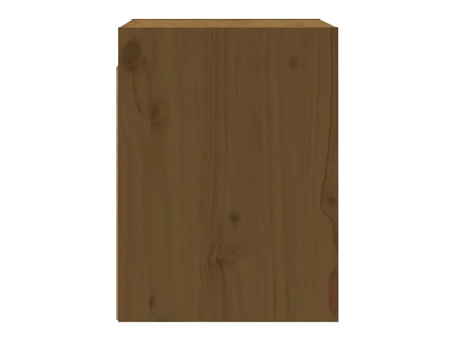 Armários de parede 2 pcs 30x30x40 cm pinho maciço castanho mel