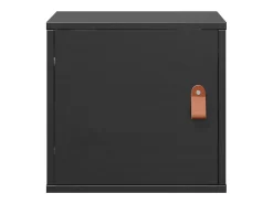 Armários de parede 2 pcs 31,5x30x30cm pinho maciço branco preto