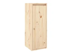 Armários de parede 2 pcs 30x30x80 cm madeira de pinho maciça