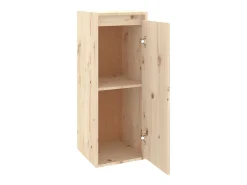 Armários de parede 2 pcs 30x30x80 cm madeira de pinho maciça