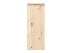 Armários de parede 2 pcs 30x30x80 cm madeira de pinho maciça