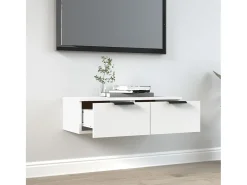 Armários de parede 68x30x20cm derivados de madeira branco PT833845