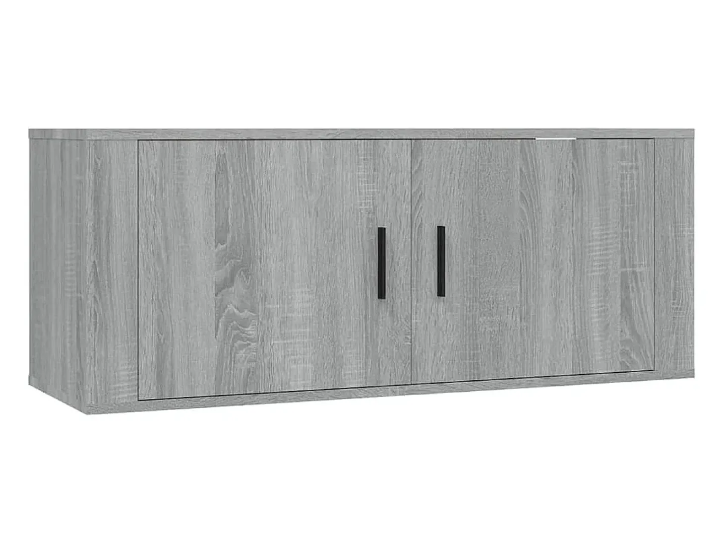Armários de TV multimídia de parede prateleira de TV aparador de TV sala de jantar sala de estar quarto 3 peças sonoma 100 x 345 x 40 cm cinza 02_0029049