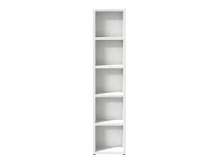 Armários para CD 2 pcs 21x16x93,5 cm contraplacado branco