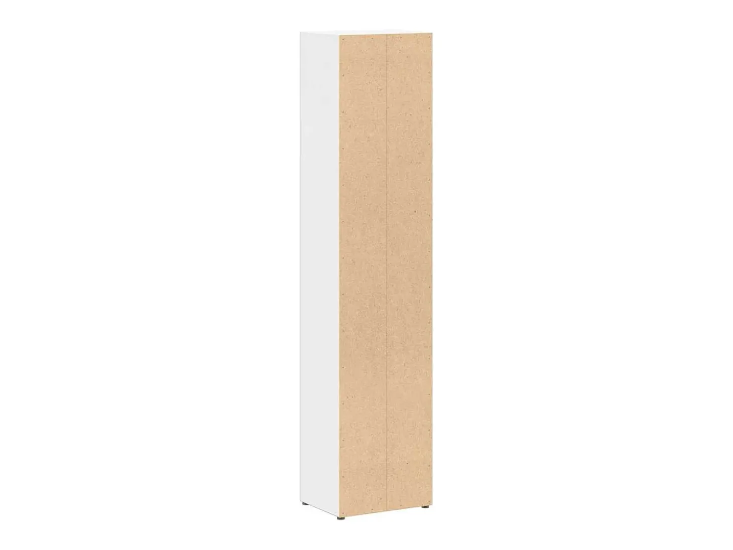 Armários para CD 2 pcs 21x16x93,5 cm contraplacado branco