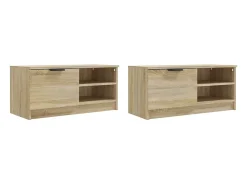 Armários TV 2pcs 80x35x36,5cm madeira proc. cor carvalho sonoma PT553975