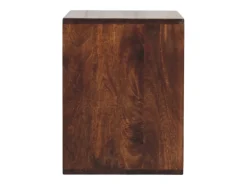 Artisan Furniture Madeira maciça Mesa Lateral Solis Aberta em Nogueira da Califórnia