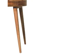 Artisan Furniture Madeira maciça Mesa Console Odyssey em Tom de Carvalho