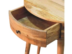 Artisan Furniture Madeira maciça Mesa Console Odyssey em Tom de Carvalho