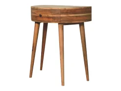 Artisan Furniture Madeira maciça Mesa Console Odyssey em Tom de Carvalho