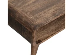 Artisan Furniture Mesa de centro com bordas arredondadas