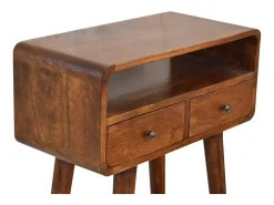 Artisan Furniture Mini consola em castanheiro