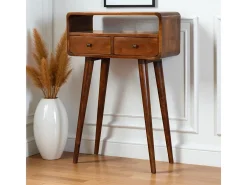 Artisan Furniture Mini consola em castanheiro