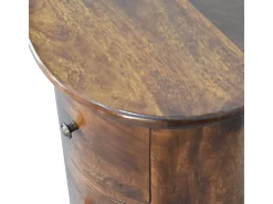 Baú com 3 gavetas Chestnut Drum