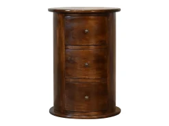 Baú com 3 gavetas Chestnut Drum