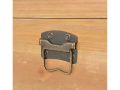 Baú de arrumação com almofadão 80x40x40 cm MDF