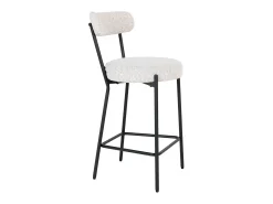 Banco Alto Badalona, Branco, 46x39x90 cm, Kendra Home