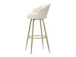 Banco Alto VKH451, Bege, 55x53x110 cm, Kendra Home