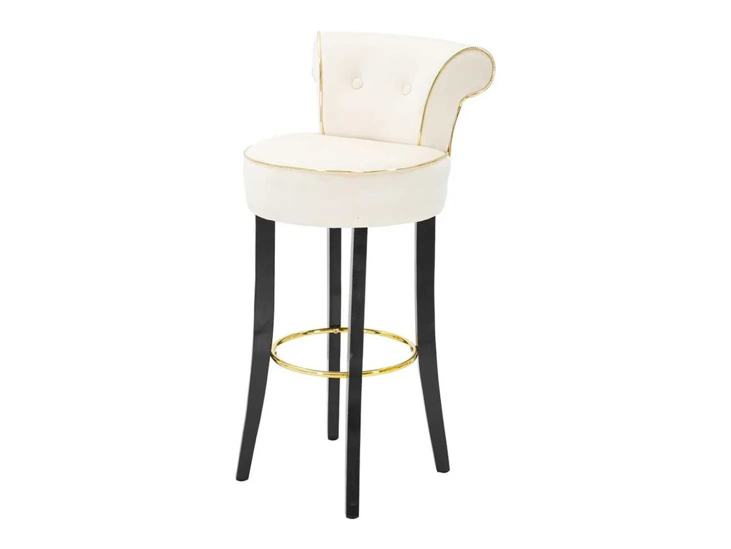 Banco Alto VKH440, Bege, 46x48x96 cm, Kendra Home